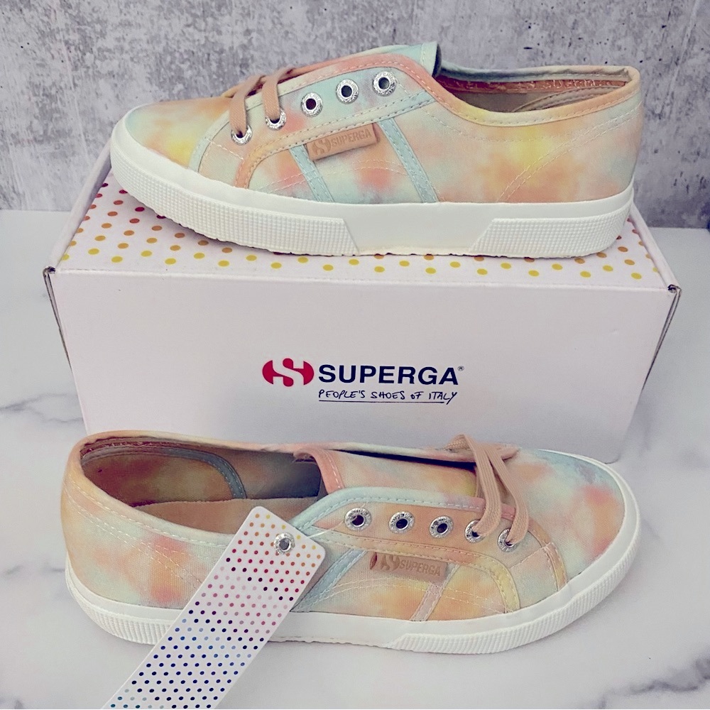 Superga 2750 Fantasy Pastel Tie Dye Sneaker Size 7.5